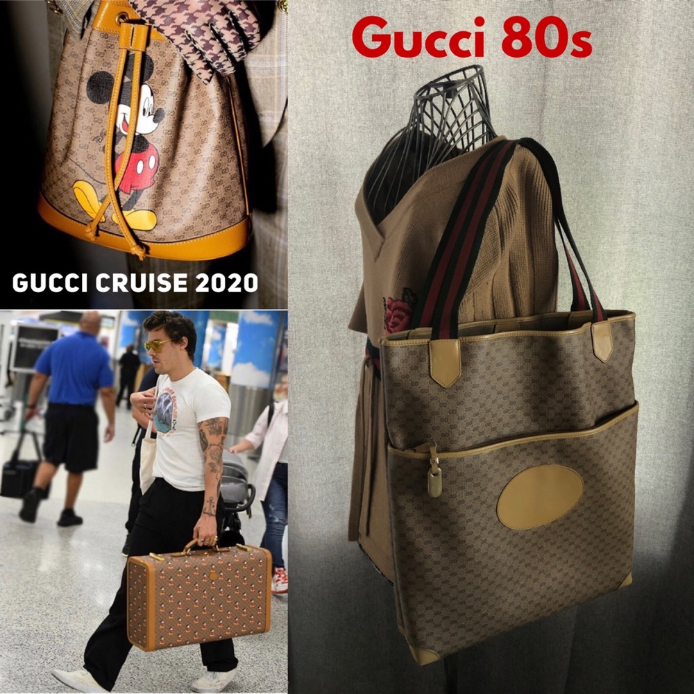 Gucci Vintage Africa Mignon tote carryall shopper